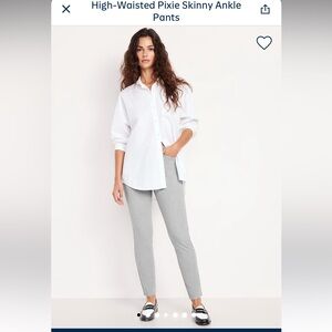 Old Navy Gray Ankle Pants